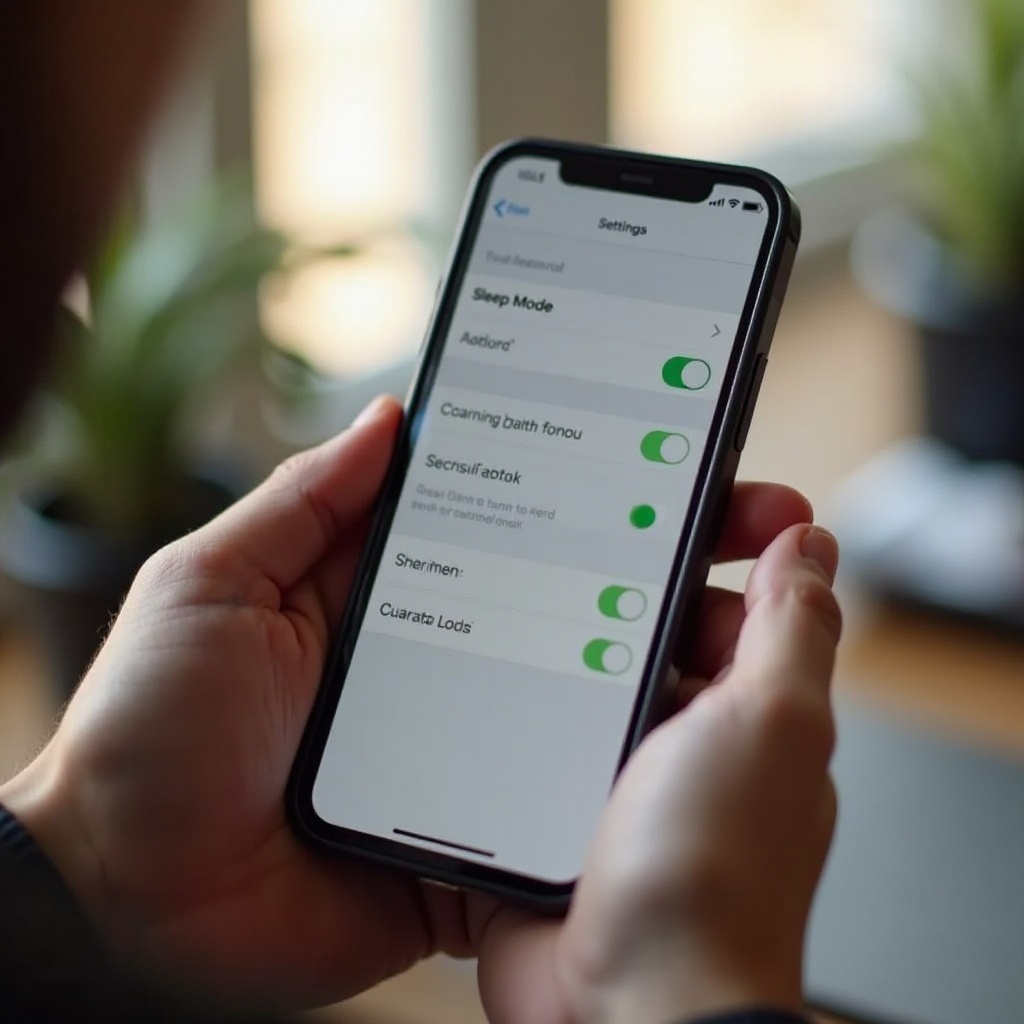 wyłącz tryb uśpienia w iPhone