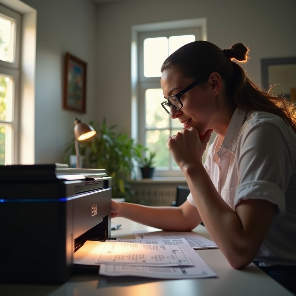 เครื่องพิมพ์เอปสันเบลอ