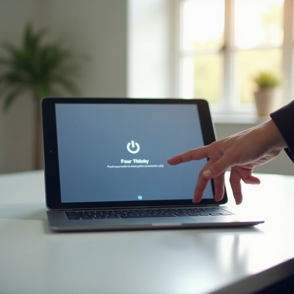 how do you restart a rca tablet