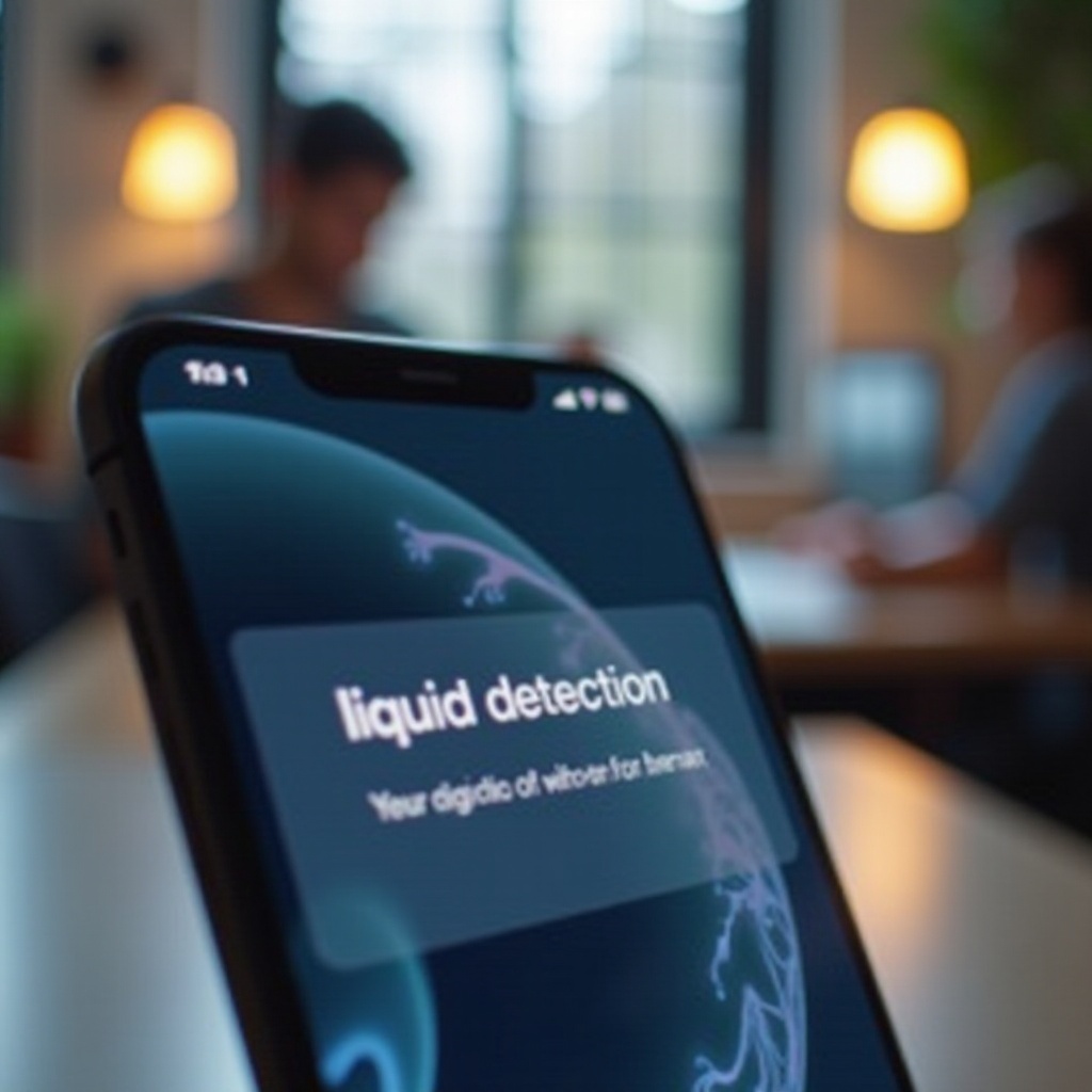what to do if liquid detected in iphone