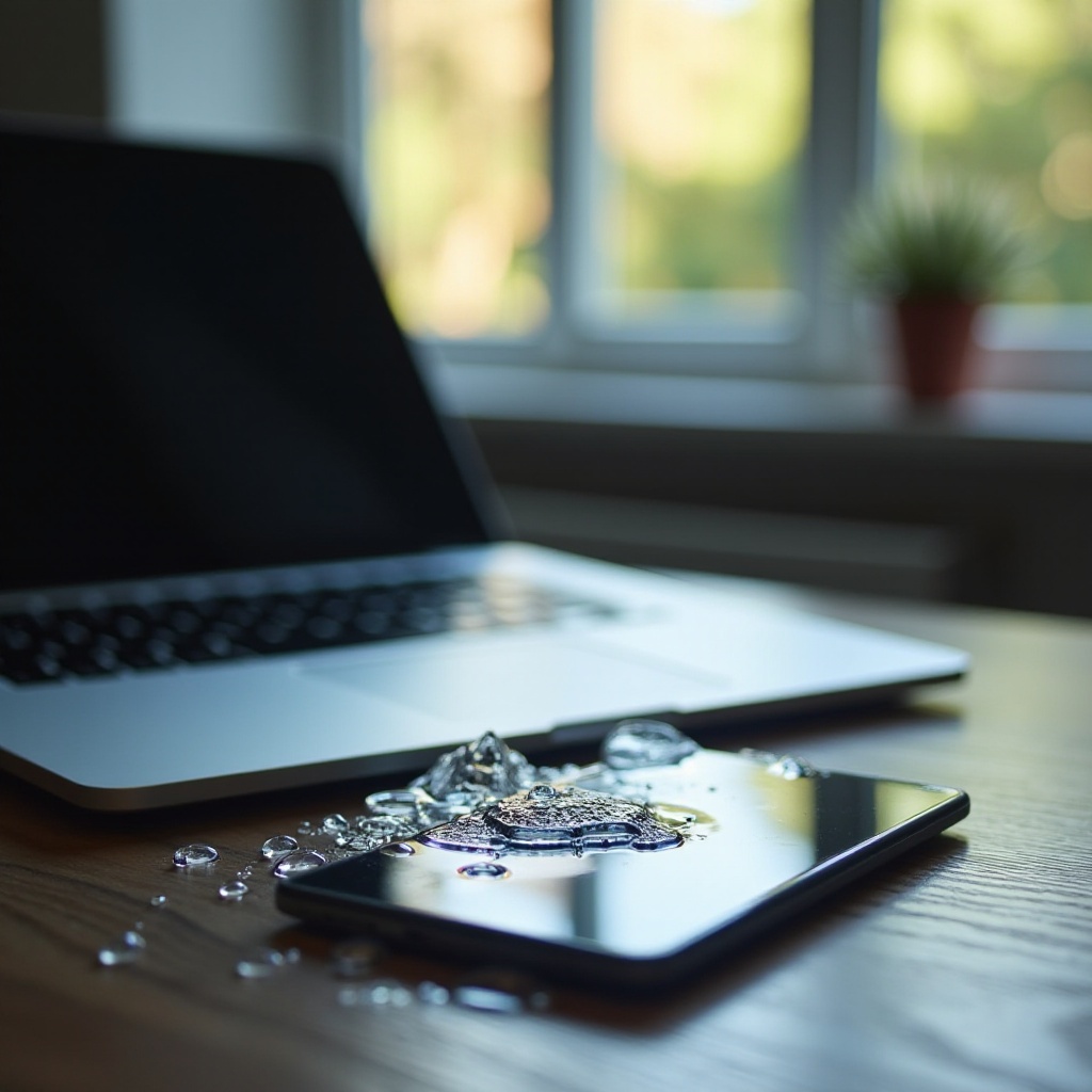 water damage laptop