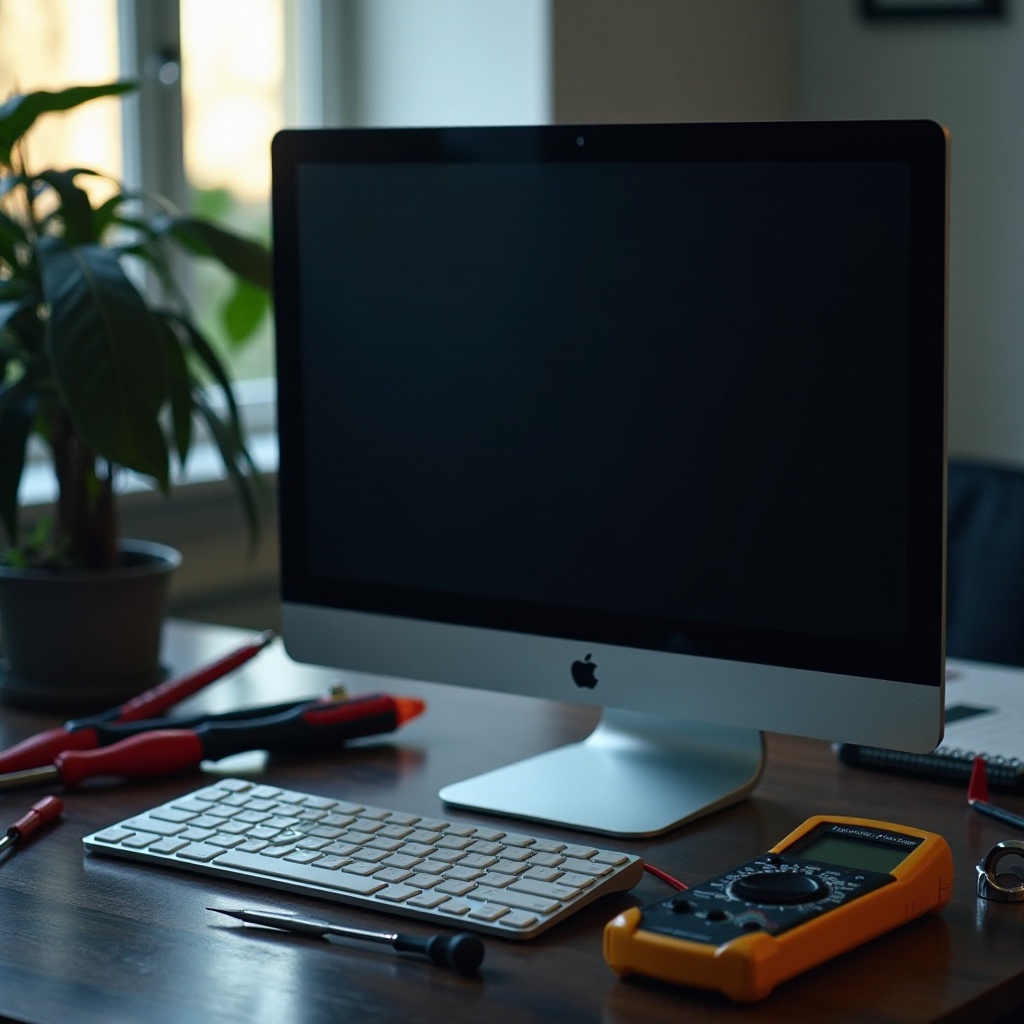 monitor won't stay on