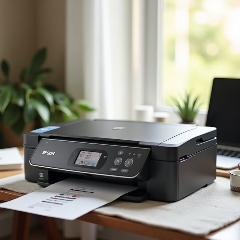 epson-tulostin on sumea