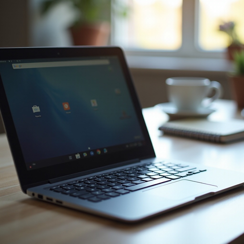 Chromebook vast in tabletmodus