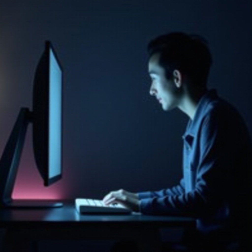 monitor tidak mau menyala terus