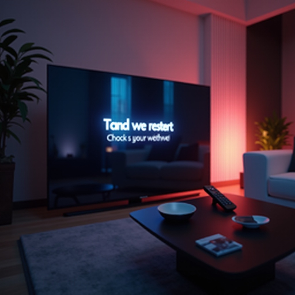 nyalakan ulang tv lg