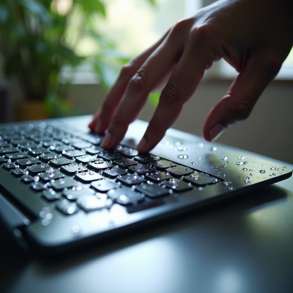 waterschade laptop