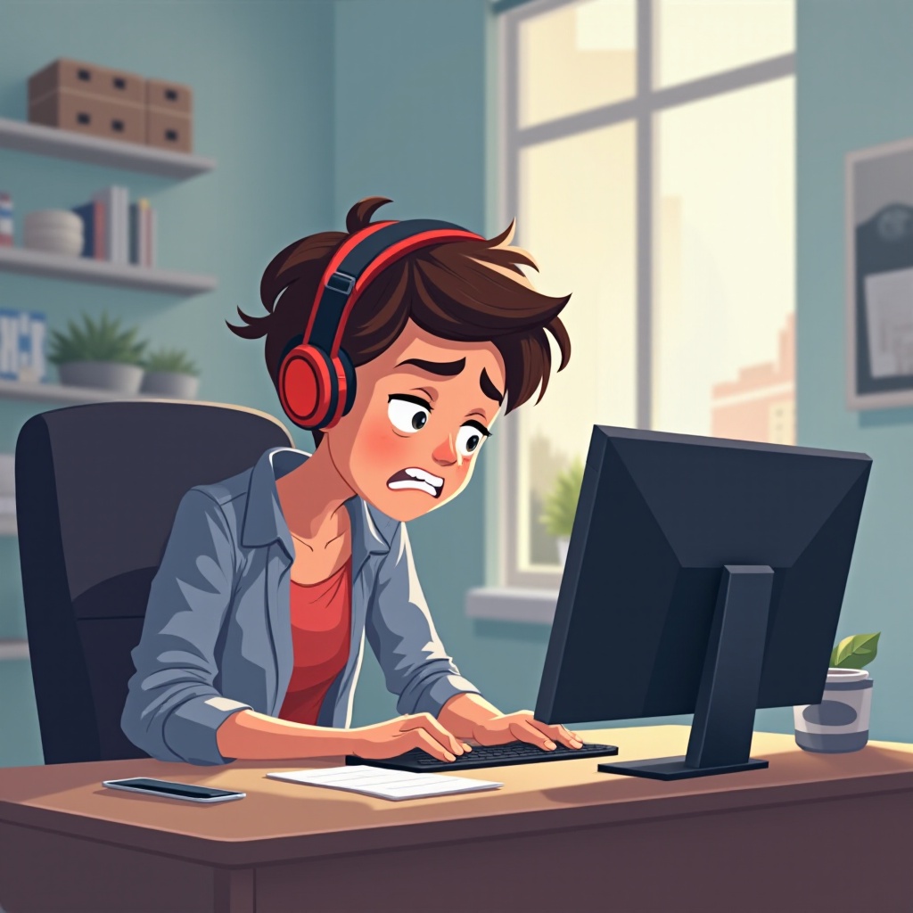 컴퓨터의 헤드폰 잭이 작동하지 않습니다