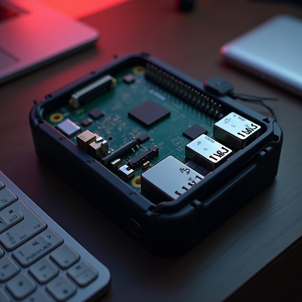 blackberry-näppäimistö kotelolla raspberry pi:lle