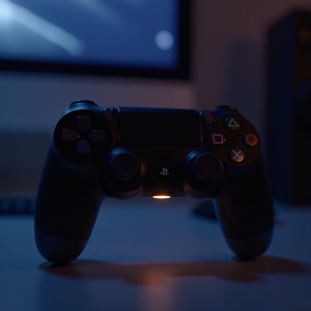 PS5-controller knippert twee keer oranje