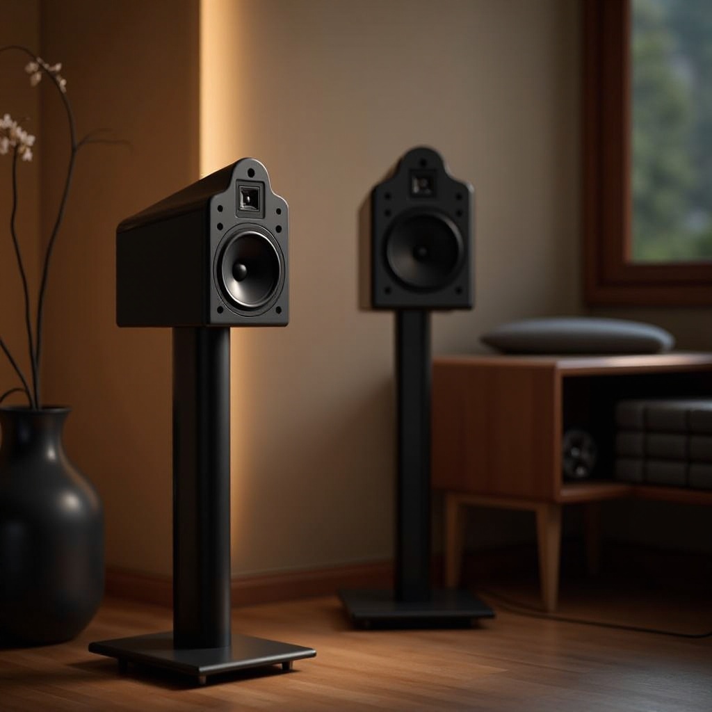 głośnik oznacza małe głośniki