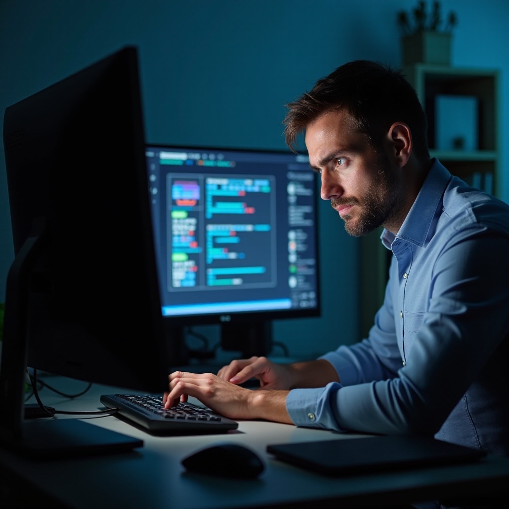 komputer terus menyala ulang