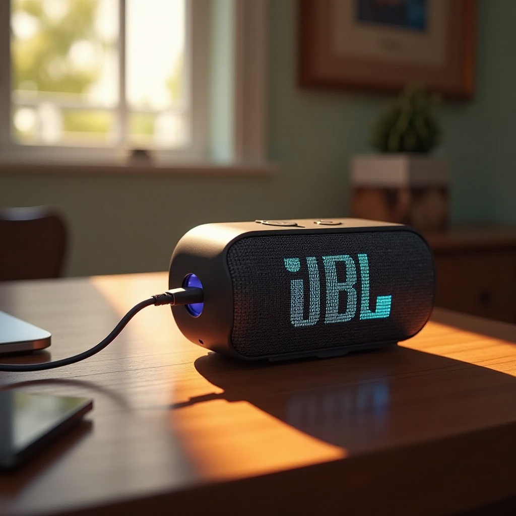 JBL 스피커가 충전 중인지 확인하는 방법