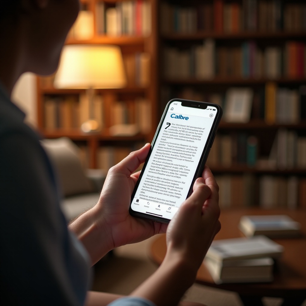 how to use calibre servers to access book from phone