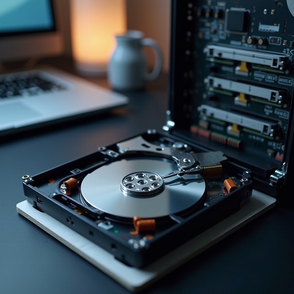 usuń dysk twardy z komputera