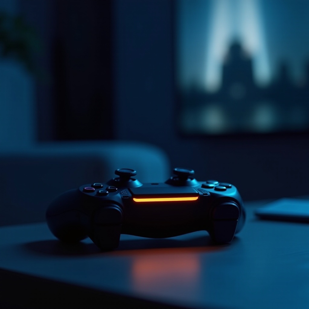 kontroler PS5 miga pomarańczowo 2 razy