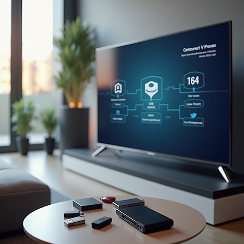 テレビでUSBを使う方法