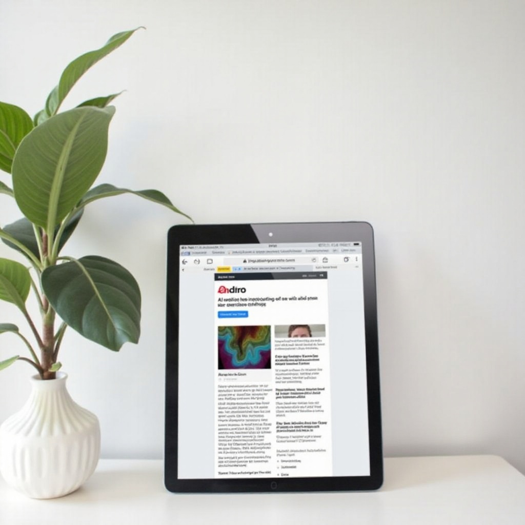 iPad에서 Safari를 복원하는 방법