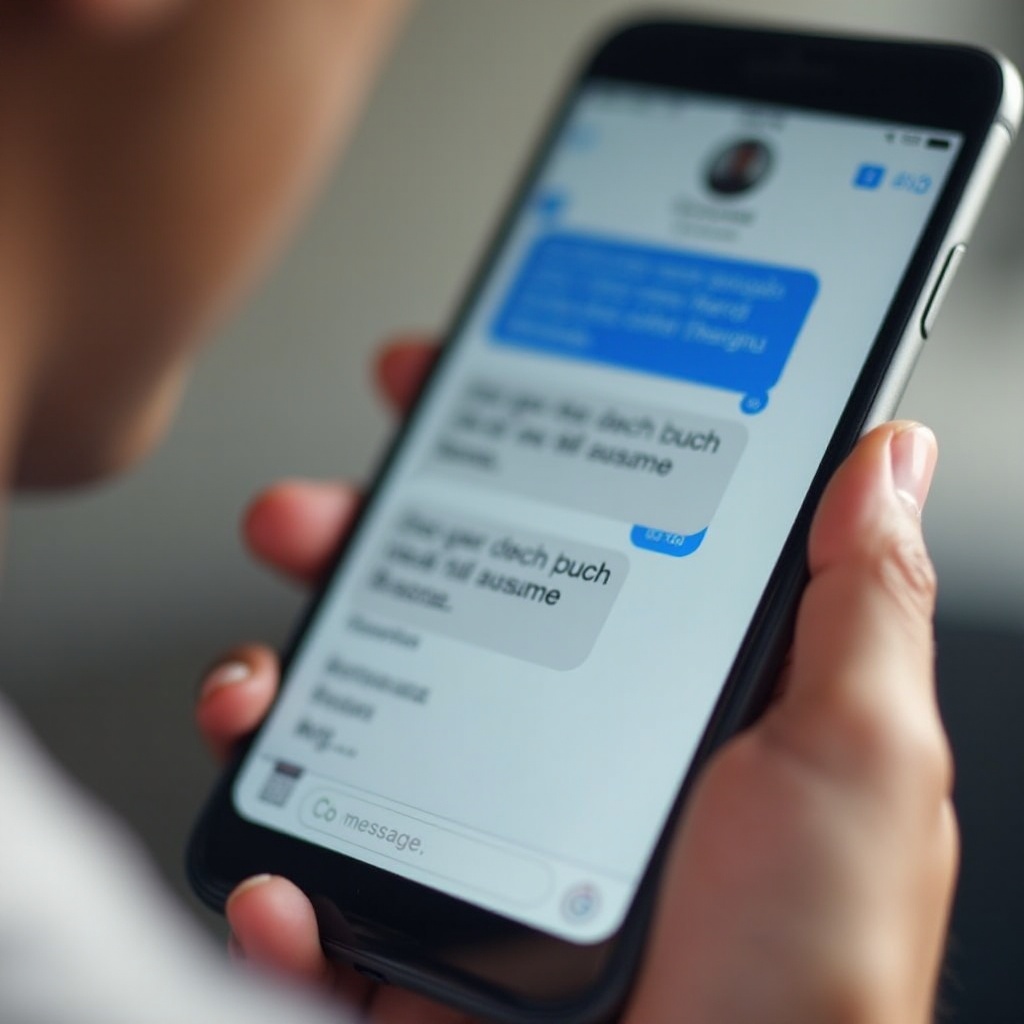 ข้อความบน iPhone ไม่แสดงชื่อ