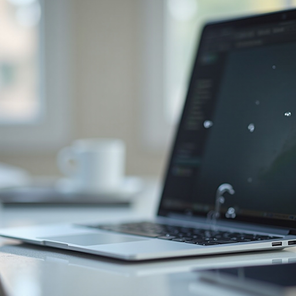 물 손상 노트북