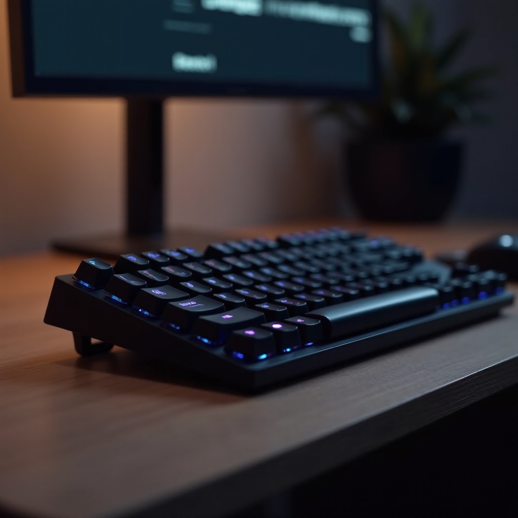 静音スイッチ付きメカニカルキーボード