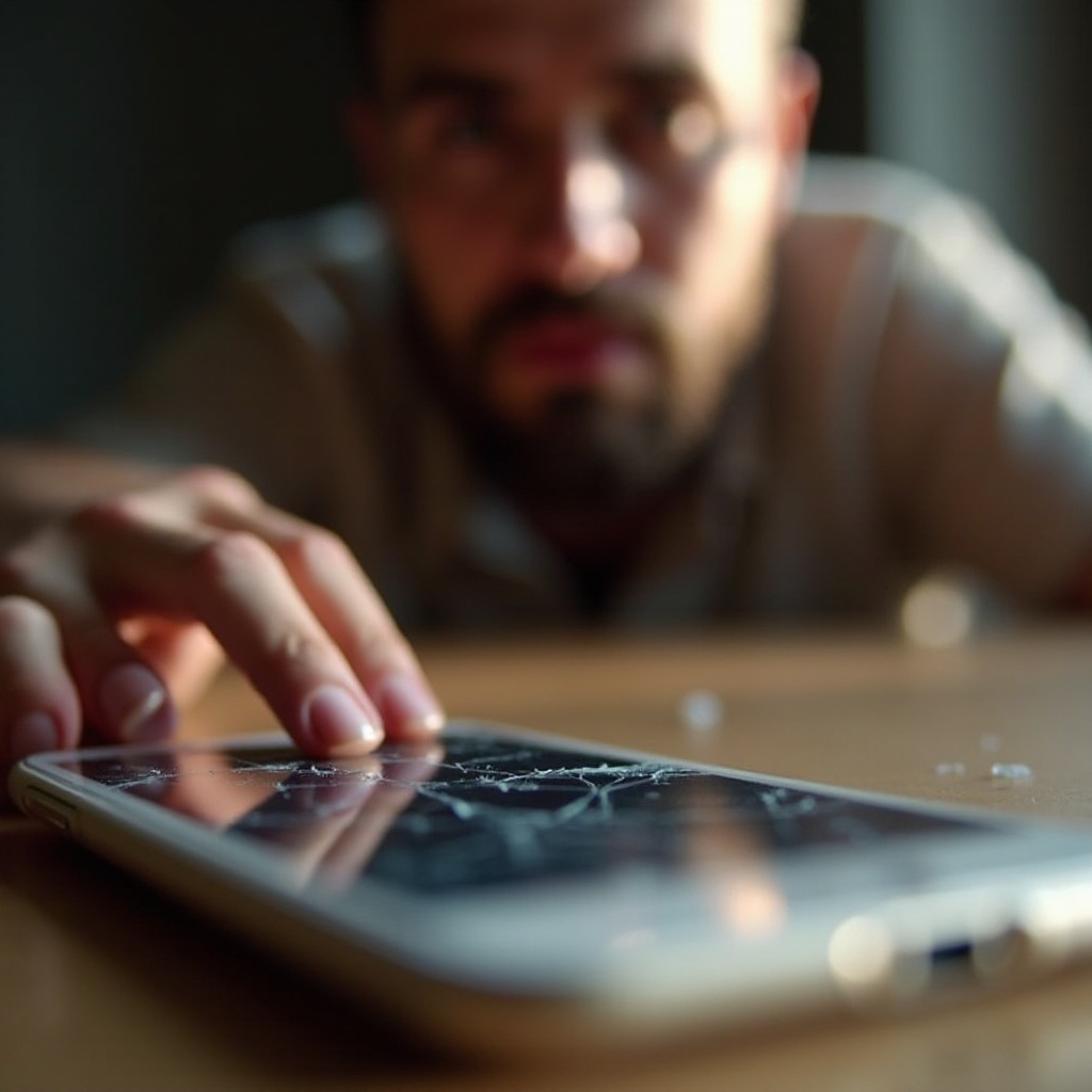 아이폰을 떨어뜨렸는데 켜지지 않아요.