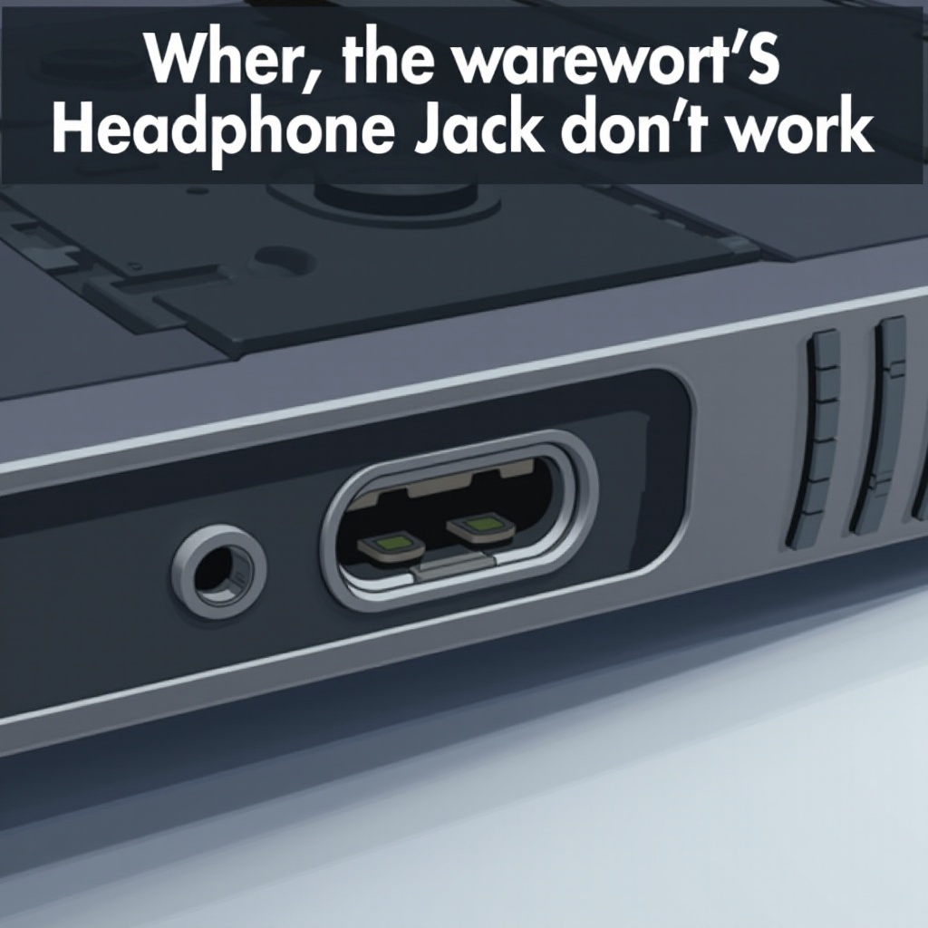 パソコンのヘッドフォンジャックが動作しない