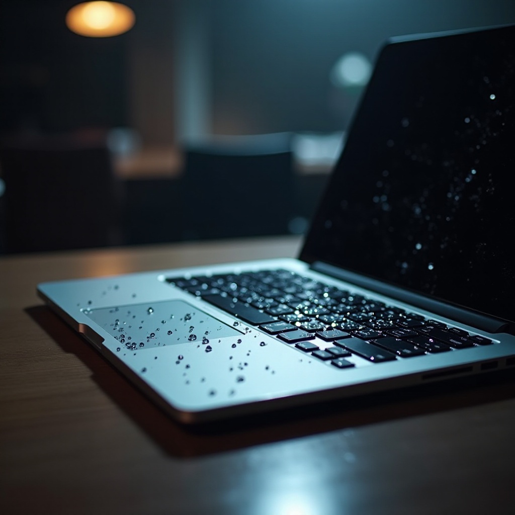uszkodzony laptop przez wodę