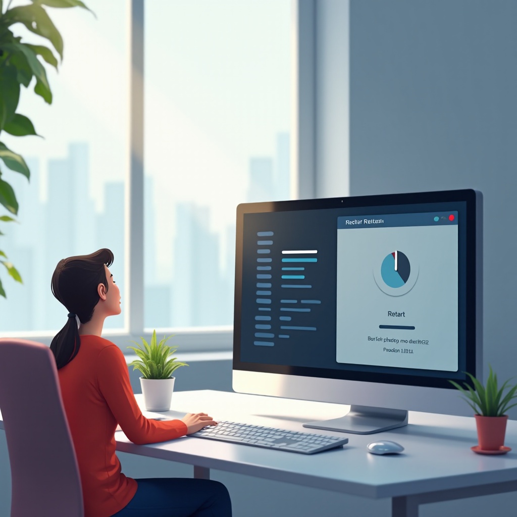 komputer terus menyala ulang