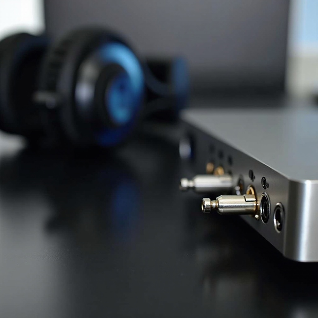 do i use headset or headphones jack on pc amp