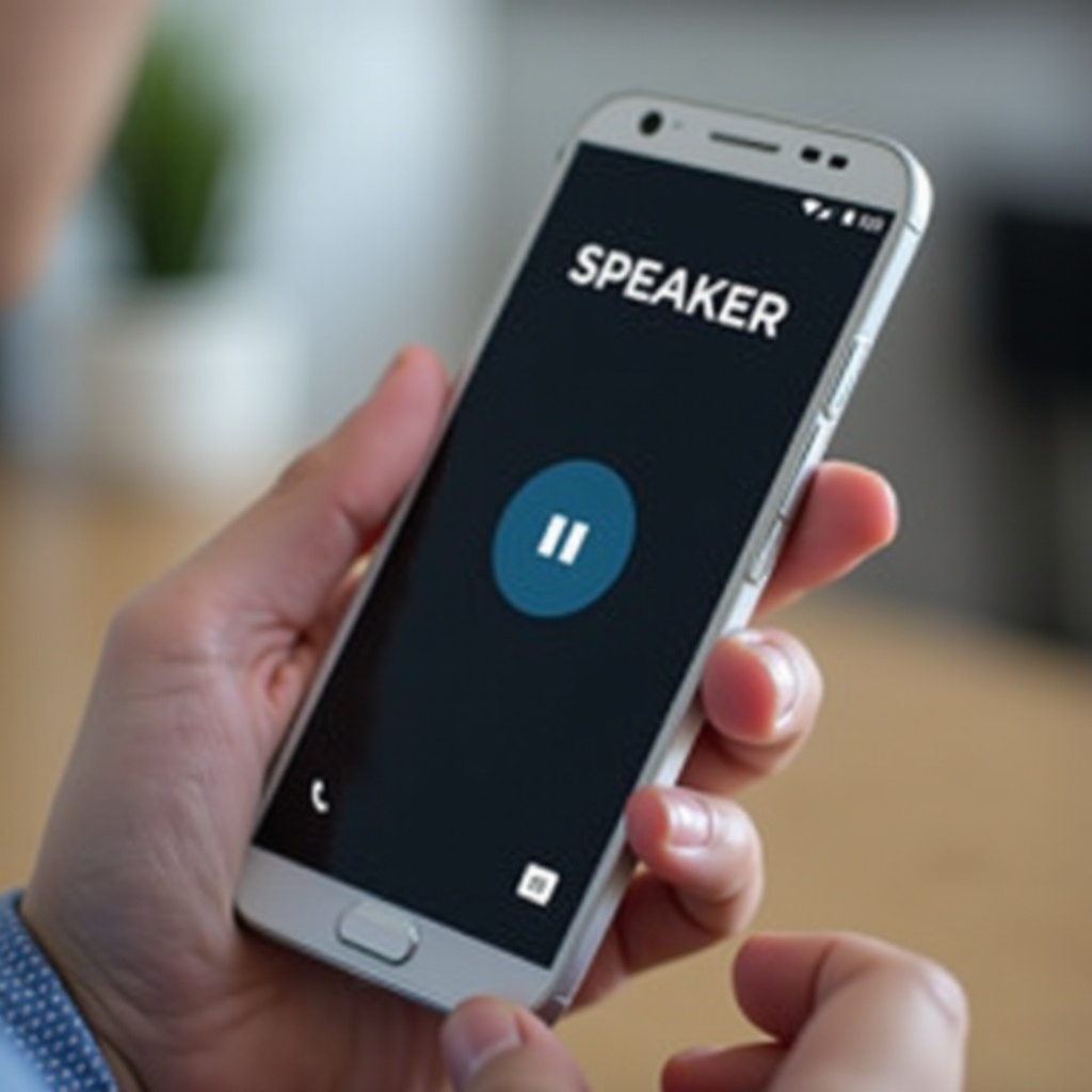 hoe zet je de luidspreker aan op de zte z320 telefoon