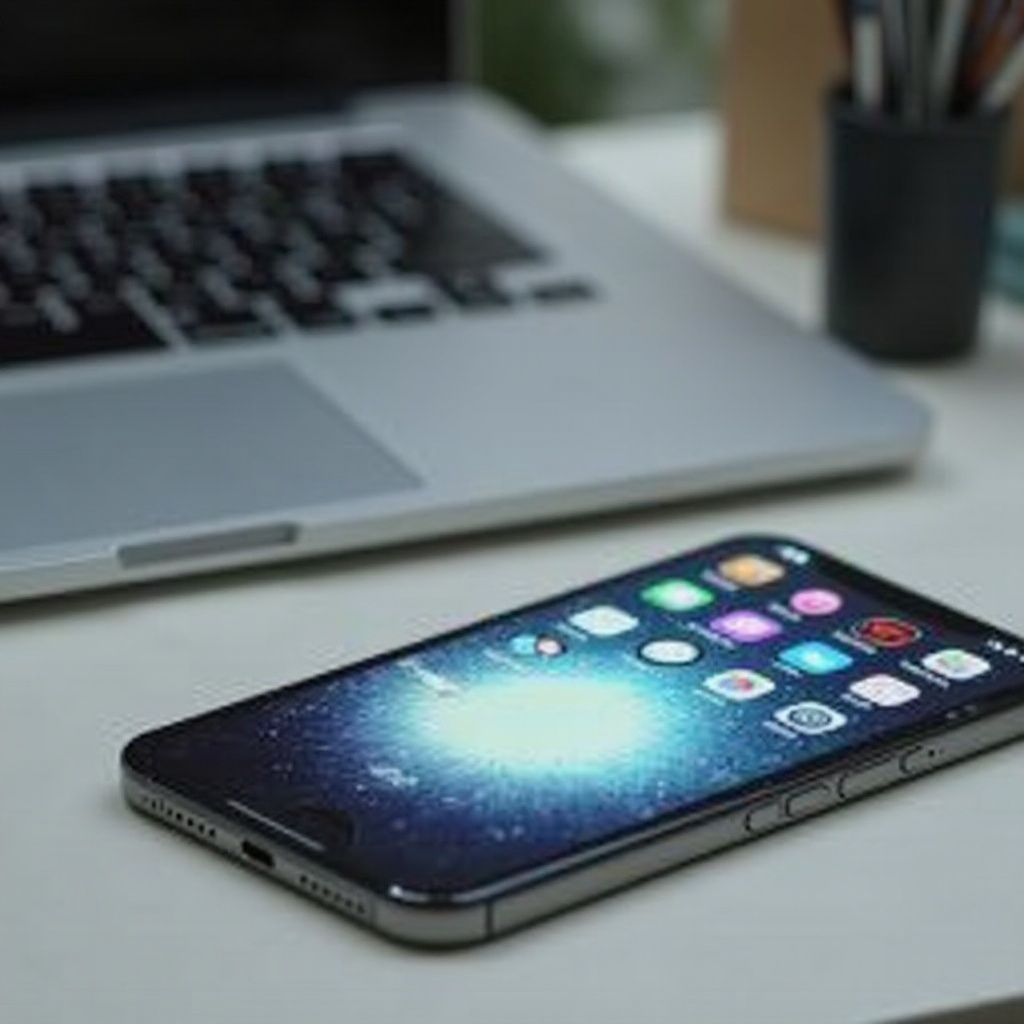iPhone 15 Pro Max-scherm blijft aan